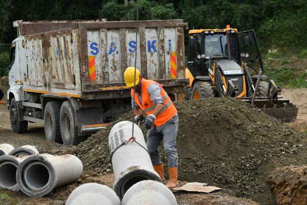 SASKİ, Atakum'a 35 kilometrelik atık su hattı yapıyor