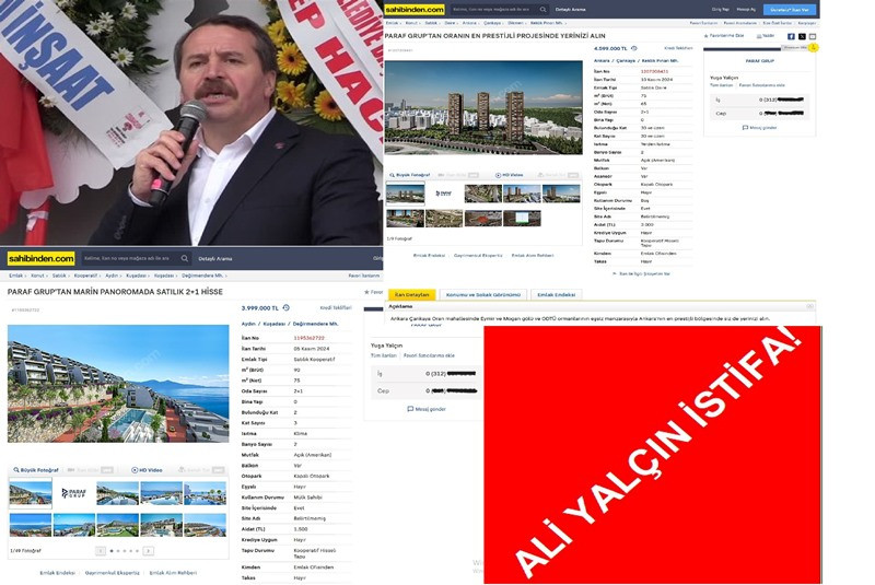 Ali Yalçın'ın Oğlu Mülkleri Satışa Çıkardı!