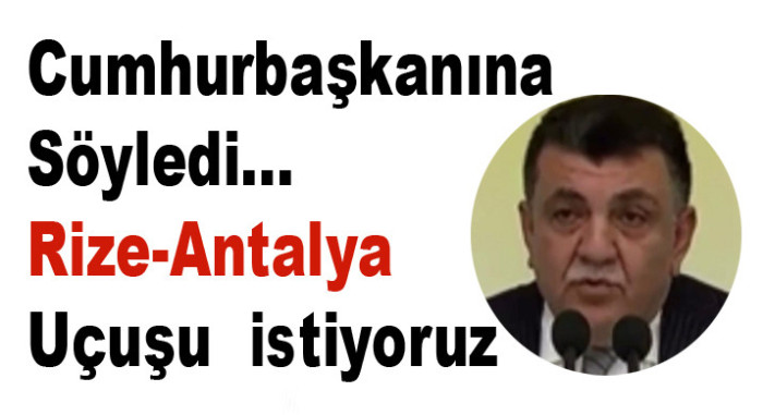 HAVALİMANIMIZ VAR AMA  HERGÜN TRABZON 'A  GİDİP GELİYORUZ