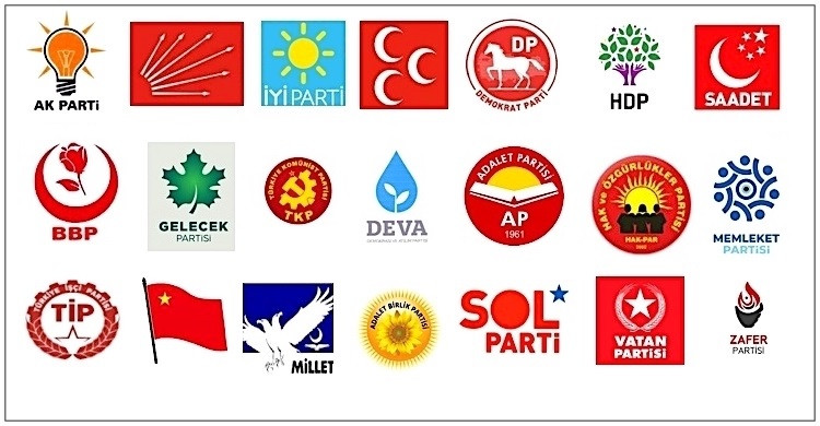 PARTİLERİN ÜYE SAYILARI AÇIKLANDI. REKOR AK PARTİ'DE