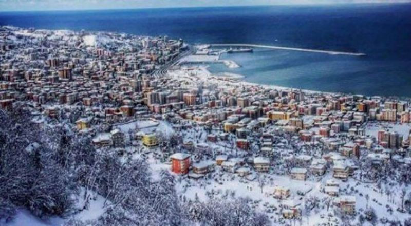 RİZE VE BÖLGEDE YOĞUN  KAR YAĞIŞI  UYARISI