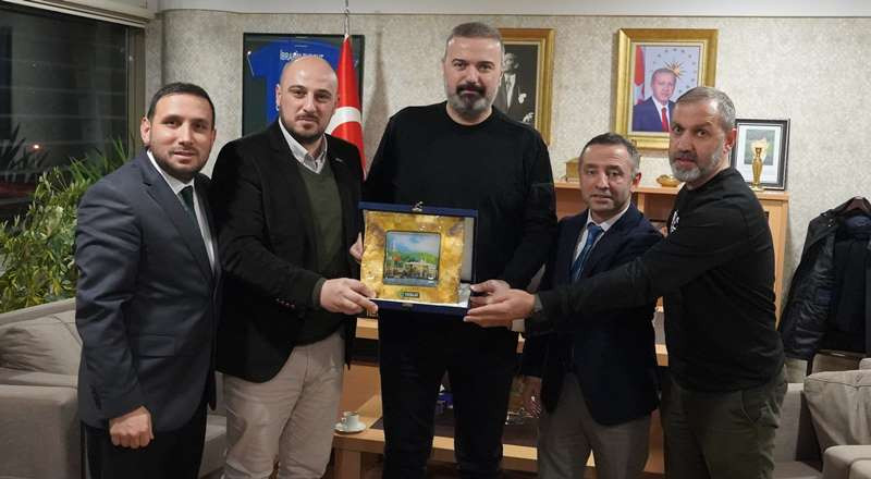 Rize Yeşilay’dan Çaykur Rizespor Kulübüne ziyaret