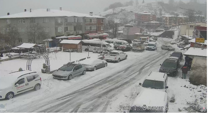 RİZE'DE KAR YAĞIŞI BAŞLADI